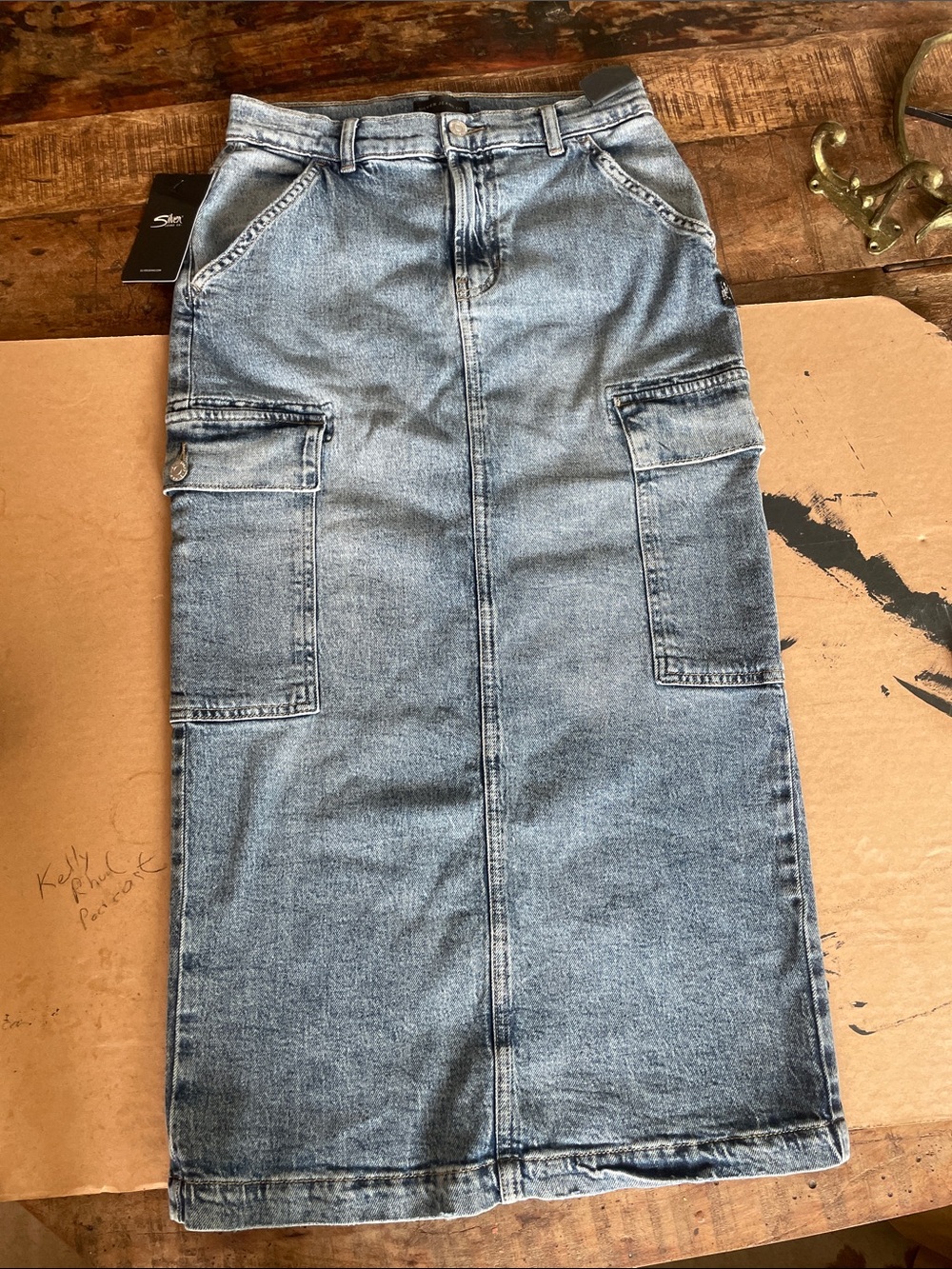 Silver Jeans Light Blue Denim Skirt